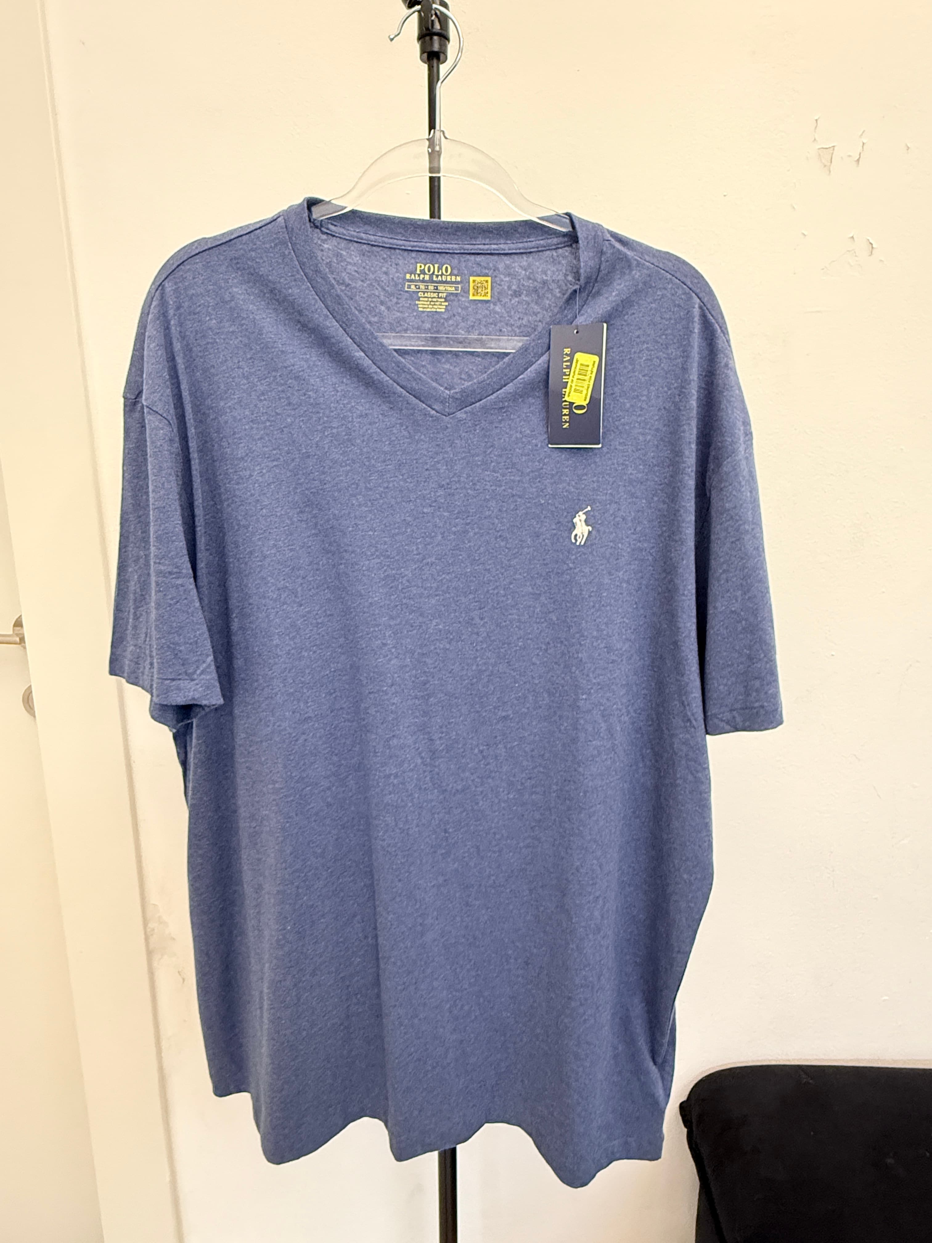 טי שירט צווארון וי כחול · Polo Ralph Lauren
