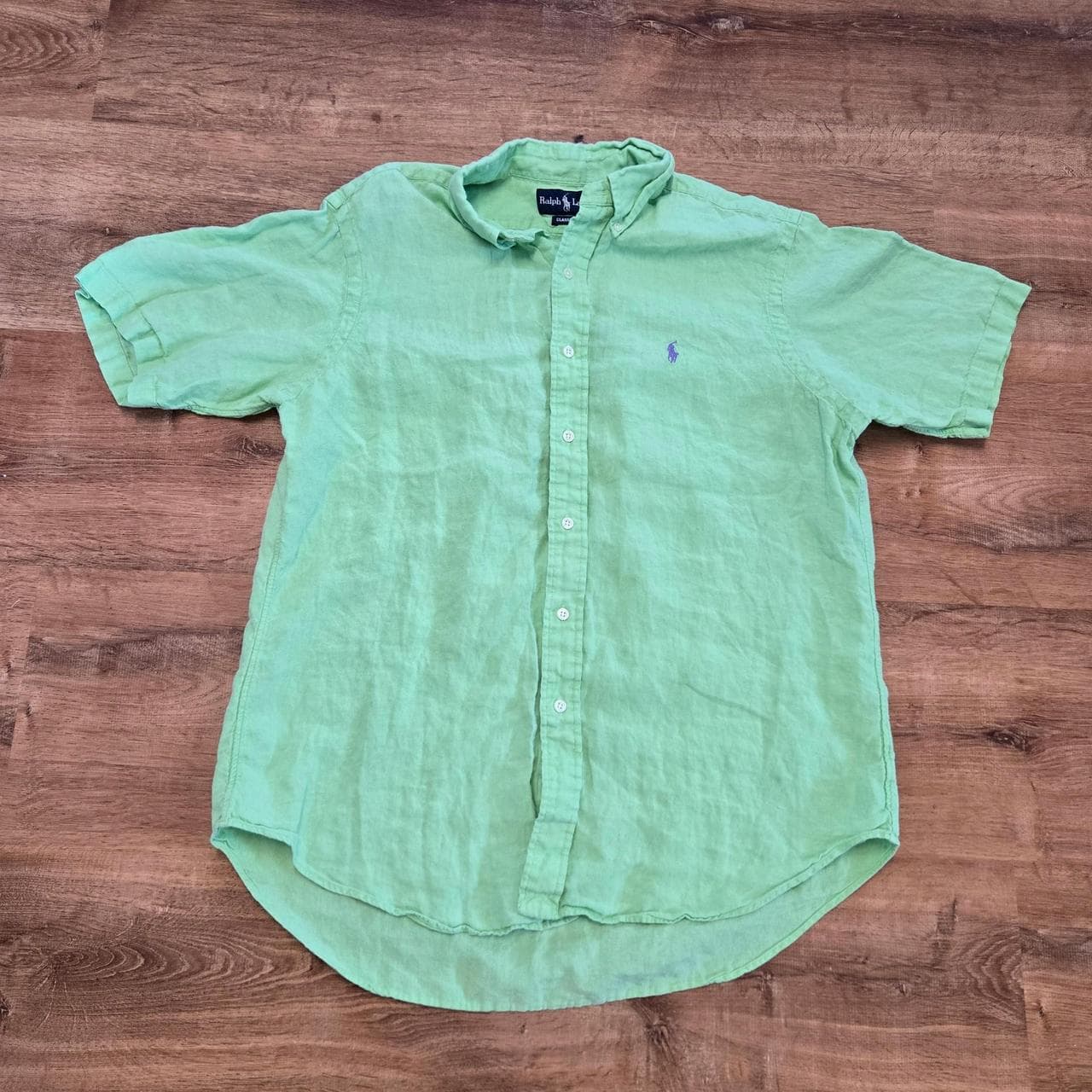 חולצת פשתן מנטה · Polo Ralph Lauren