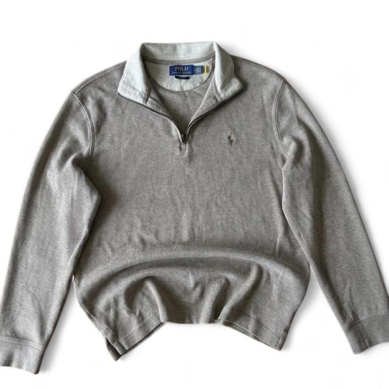 סריג quarter zip אפור · Polo Ralph Lauren