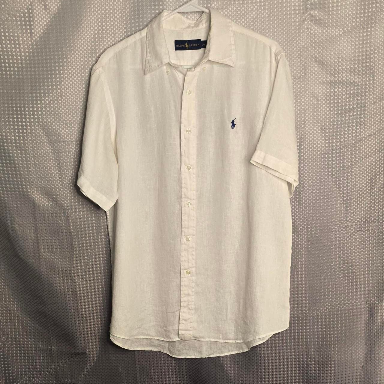 חולצת פשתן לבנה · Polo Ralph Lauren