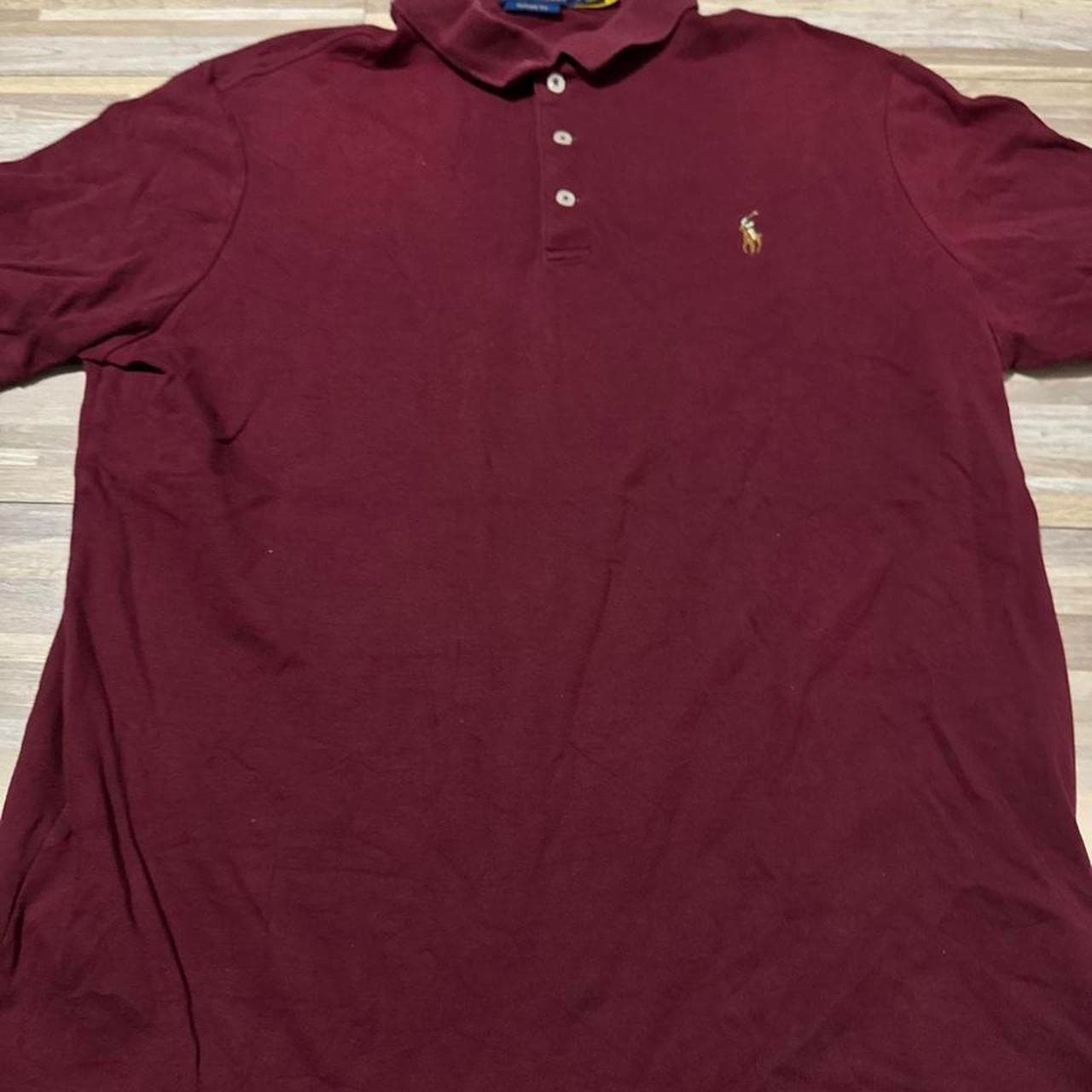 חולצת פולו בורדו · Polo Ralph Lauren