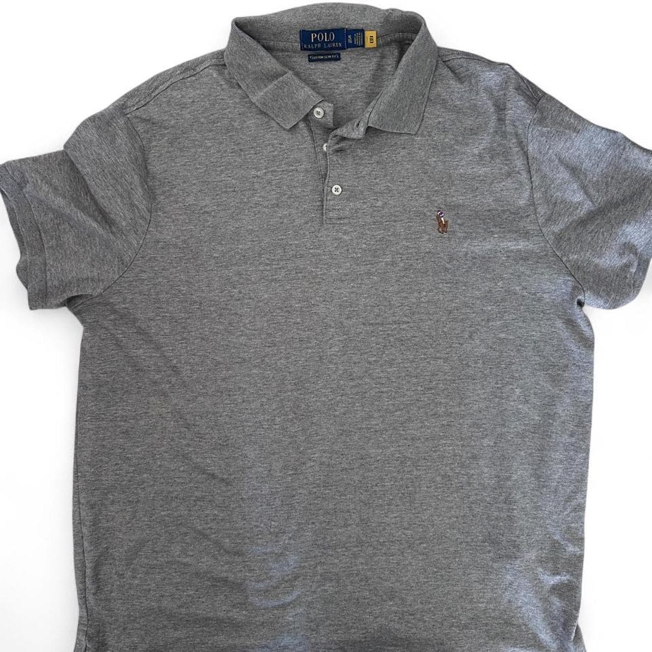 חולצת פולו אפורה · Polo Ralph Lauren