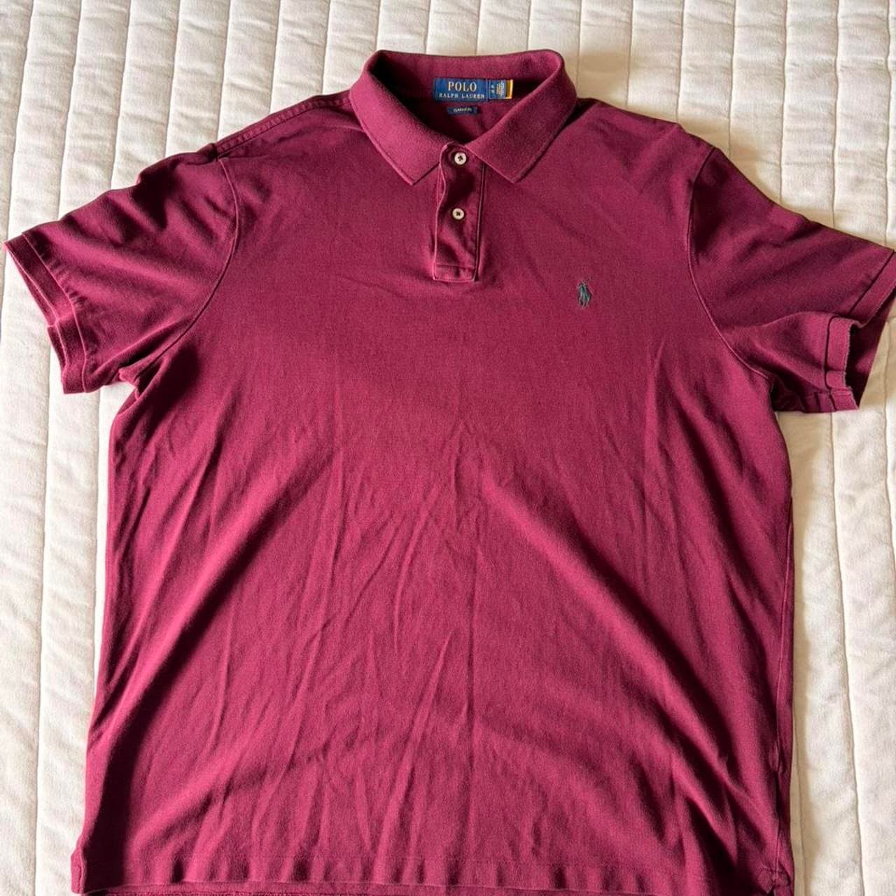 חולצת פולו בורדו · Polo Ralph Lauren